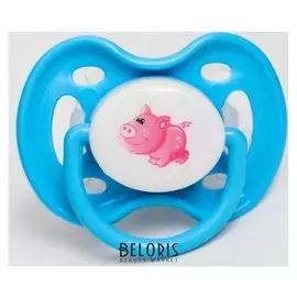 Соска-пустышка классическая, от 0 мес., с рисунком