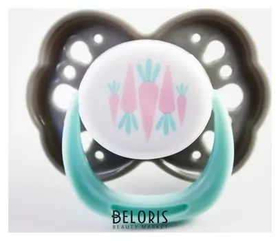 Соска-пустышка, классическая, с колпачком, от 0 мес.