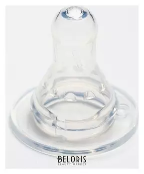 Соска силиконовая от 0 мес., медленный поток