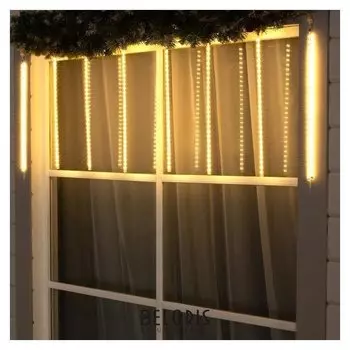 Сосульки Spec, Ip65, умс-2w, ш:2.5 м, в:50 см, 8 шт, Led(Smd)-288-12v, т.белый