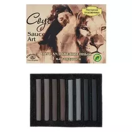 Соус художественный 4 цвета, 8 штук, «Мастерская художника», в картонной коробке