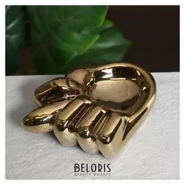 Соусница "Фига", золотой цвет