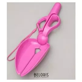 Совок-ножницы для уборки за собаками, микс цветов