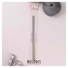 Спицы для вязания, чулочные, D = 2,5 мм, 24 см, 5 шт