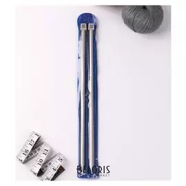 Спицы для вязания, прямые, с тефлоновым покрытием, D = 9 мм, 35 см, 2 шт