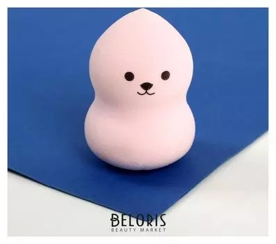 Спонж для нанесения косметики, 6,5 × 4 см, увеличивается при намокании