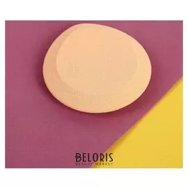 Спонж для нанесения косметики, 7,5 × 7 см, цвет бежевый