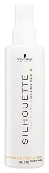 Безупречный спрей объем и уход мягкой фиксации Silhouette Pure Flexible Hold Styling Care Lotion