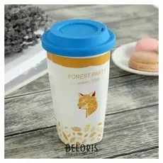 Стакан 450 мл "Лесная вечеринка", рисунок