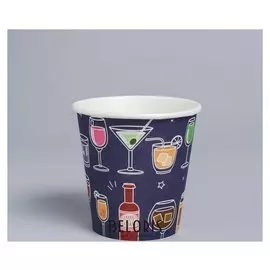 Стакан бумажный «Коктейльная вечеринка», набор 6 шт., 250 мл
