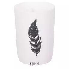 Стакан для зубных щёток «Перо», пластик