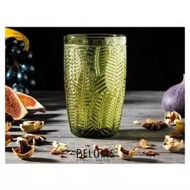 Стакан «Флорин», 350 мл, 8×8×12,5 см, цвет зелёный