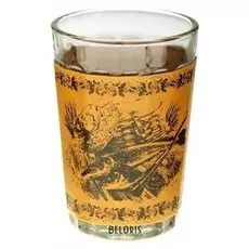 Стакан граненый "Рыбалка. натюрморт" 150 мл