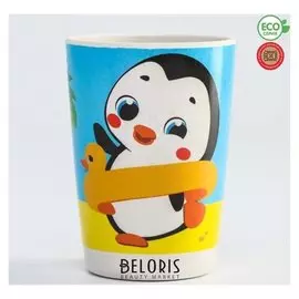 Стакан из бамбука "Пингвин", 240 мл