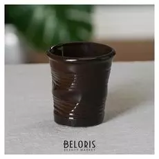 Стакан "Мятый", цвет коричневый, 7 см