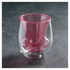 Стакан с двойными стенками 150 мл "Лапка"