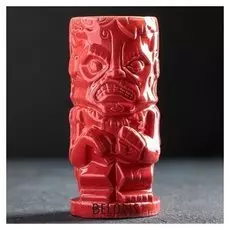 Стакан тики 480 мл "Зомби", цвет красный