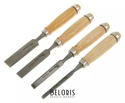 Стамески Top Tools, 6-24 мм, набор 4 шт.