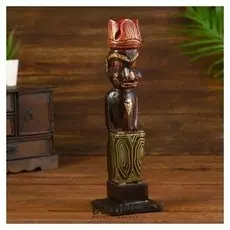 Статуэтка "Абориген джаджа" дерево 10х10х35 см