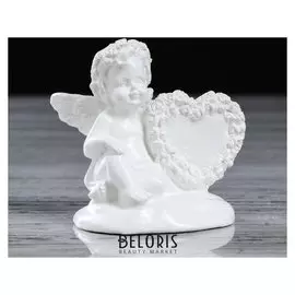 Статуэтка "Ангел любви", цвет белый, 7 см