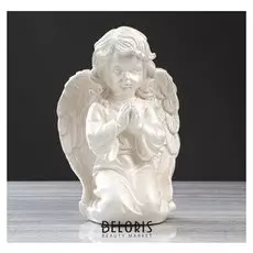 Статуэтка "Ангел молящийся", перламутровый, 33 см