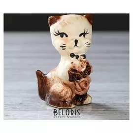 Статуэтка "Кошка малышка", лепка, 10 см