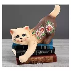 Статуэтка "Кот парамон", под шамот, 28 см