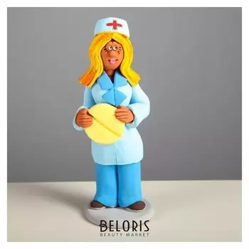 Статуэтка "Медсестра", разноцветная, 17 см