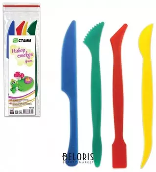 Стеки для лепки набор 4 штуки