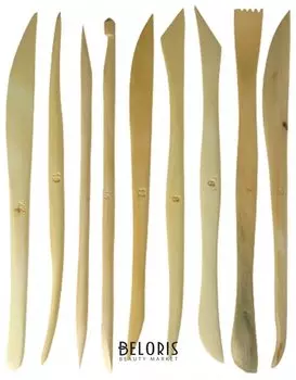 Стеки для лепки "Сонет", набор 9 шт., дерево, длина 15 см