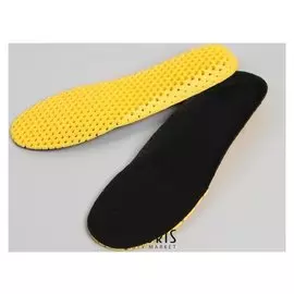 Стельки для обуви, 32-46 р-р, пара, цвет чёрный/белый