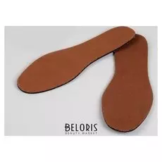 Стельки для обуви, 41 р-р, пара, цвет коричневый