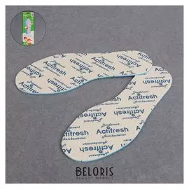 Стельки для обуви детские, универсальные, 19-35 р-р, пара, цвет белый