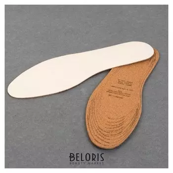 Стельки для обуви, универсальные, 36-47 р-р, пара, цвет белый