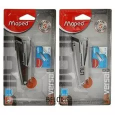 Степлер №10, до 12 листов, Universal Metal, карманный, с встроенным антистеплером