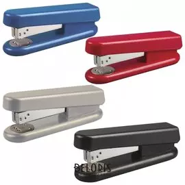 Степлер №24/6, 26/6 Kw-trio, до 20 листов, эргономичный, ассорти