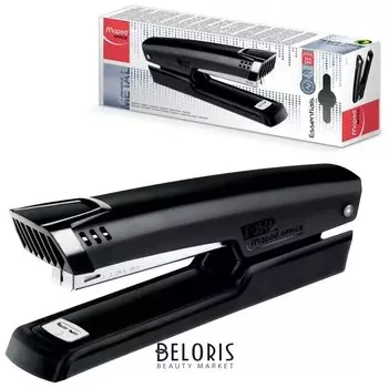 Степлер №24/6, 26/6 металлический Maped "Essentials Metal", до 25 листов, черный