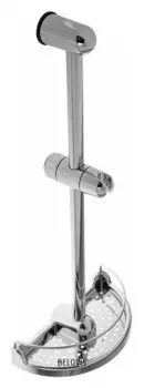 Стойка душевая Accoona A401, с пластиковой полочкой, хром