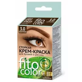 Стойкая крем-краска для бровей и ресниц "Fito color"