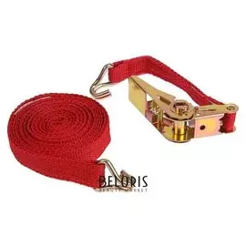 Стяжка груза с механизмом 110 мм, ширина ленты 25 мм, нагрузка 200/400 кг, длина 4 м