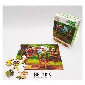 Страна сказок фигурный деревянный пазл «Робин гуд»