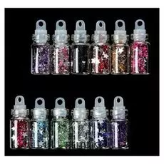 Стразы для декора «Звёздочки», 12 бутылочек