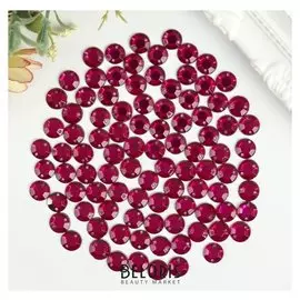 Стразы для творчества "Круглые", сиреневые, 8 мм, 30 грамм