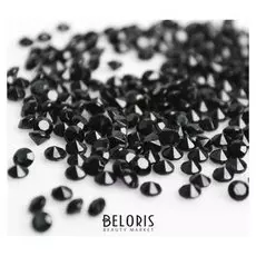 Стразы (Набор 10грамм, 300шт), 4мм, цвет чёрный №37