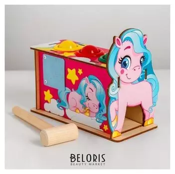 Стучалка бизиборд Лошадка