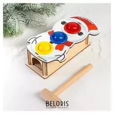 Стучалка «Снеговик», 3 отверстия