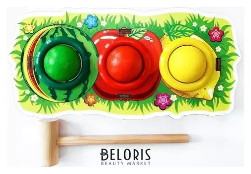 Стучалка-сортер «Фрукты» с молотком