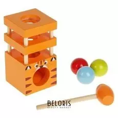 Стучалка "Тигра" молоточек, три шарика