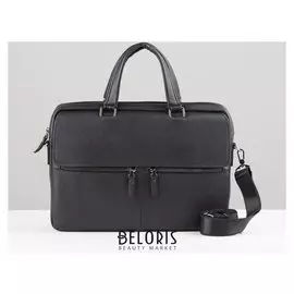 Сумка дел L-8221, 37*8*30, 2 отд на молниях, 3 н/кармана, черный