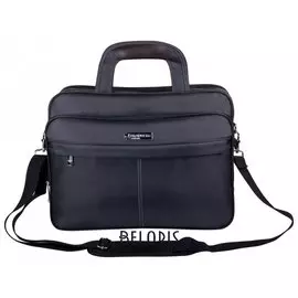 Сумка деловая Brauberg "Control 1", 29х39х9 см, отделение для планшета и ноутбука 14", ткань, серая